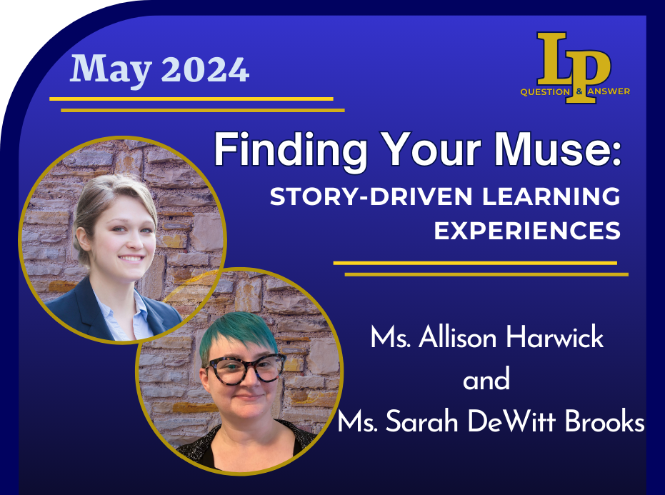 Card with link to recording of May LPQ&A Finding Your Muse